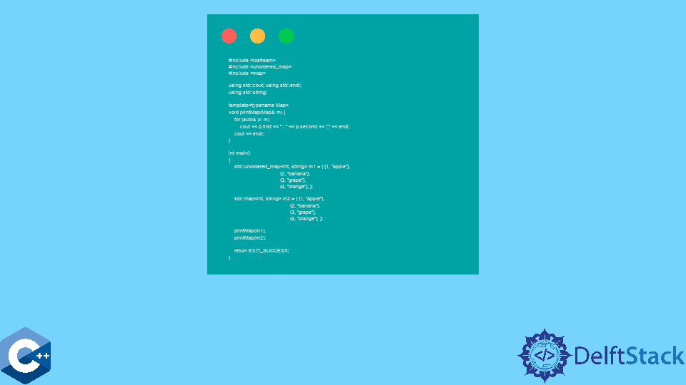 Use The STL Unordered Map Container In C Delft Stack   Ag Feature Image   Unordered Map In Cpp 